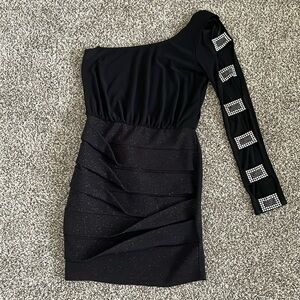 One shoulder party dress size M never worn